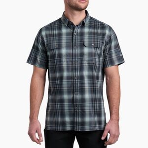 KUHL Response Short Sleeve button up plaid shirt